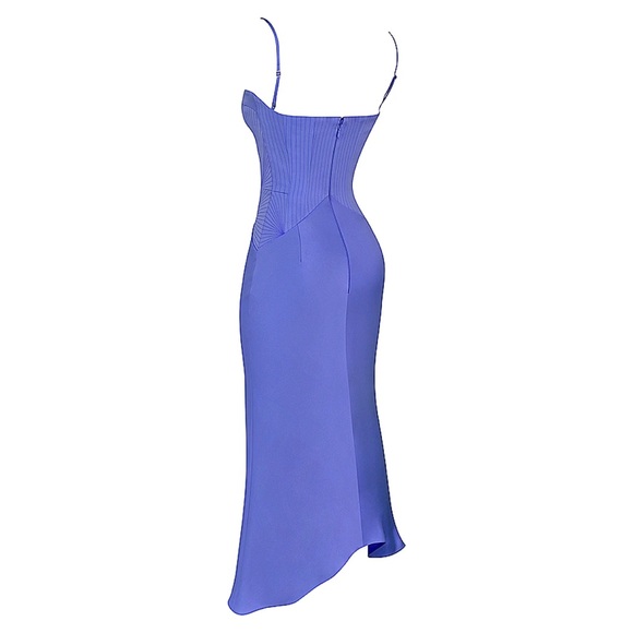 House of CB Imogen Corset Dress in Periwinkle - Picture 4 of 8